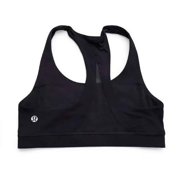 Lululemon Racerback Mesh Sports Bra Size 4 White - Picture 3 of 3